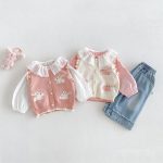 【80-110cm】ベスト 女の子 キュート ウサギ - 画像 (3)