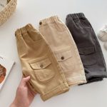 【73-110cm】パンツ キッズ ポケット付き カジュアル - 画像 (4)