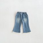 【73-110cm】パンツ 女の子 蝶結び デニム - 画像 (5)