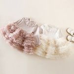 【73-110cm】ワンピース ベビー 可愛い ケーキ - 画像 (2)