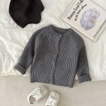 【66-90cm】ロンパース ベビー 無地 ニット - 画像 (7)