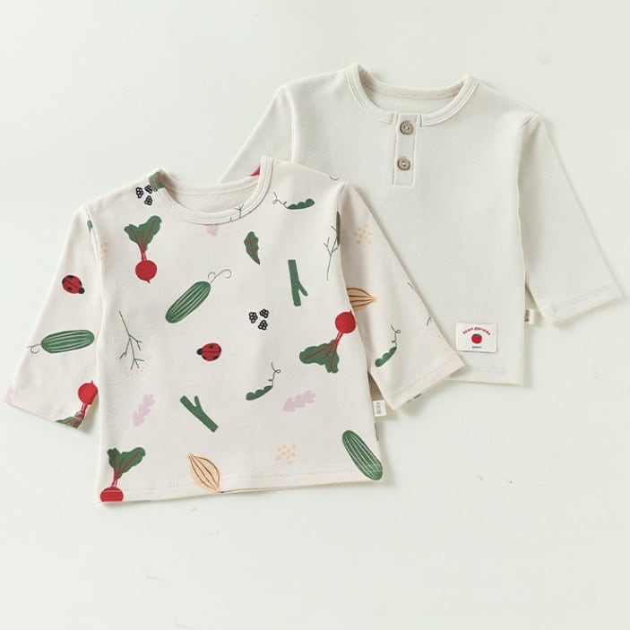 59b4fc1716274dd53520765b1d6e0dd2.jpg 【73-100cm】Tシャツ キッズ プリント 果物柄 - 画像 (1)