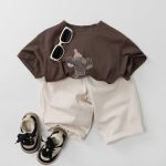 【80-130cm】ロングパンツ キッズ シンプル ベーシック 男女兼用 - 画像 (3)