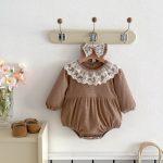【73-110cm】ロンパースorワンピース 女の子 姉妹服 ワッフル - 画像 (10)