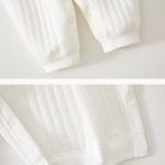 【59-90cm】ロンパース ベビー クマ柄 チェック襟 - 画像 (7)