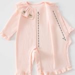 【59-80cm】ロンパース ベビー フリル チェリー襟 - 画像 (8)