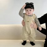 【73-100cm】サロペットorシャツorセットアップ ベビー ボーダー - 画像 (6)