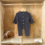 【66-90cm】ロンパース ベビー 暖かい 無地 - 画像 (6)
