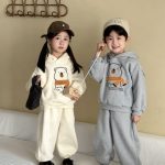 【80-150cm】セットアップ キッズ 厚手 クマ柄 - 画像 (11)