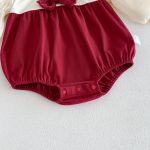 【66-90cm】ロンパース ベビー カラーバリ 蝶結び - 画像 (14)