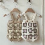 【66-90cm】サロペット ベビー 花刺繡 ニット - 画像 (9)