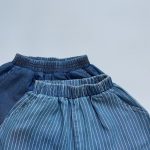 【80-130cm】パンツ キッズ ボーダー柄 薄手 イージー - 画像 (11)