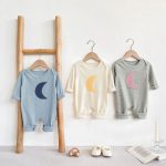【66-73cm】ロンパース ベビー 月柄 カジュアル - 画像 (8)