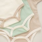 【59-80cm】ロンパース ベビー ナチュラル リブ - 画像 (6)