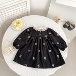 【66-130cm】ロンパースorワンピース 女の子 姉妹服 フリル襟 - 画像 (12)