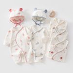 【52-66cm】ロンパース&帽子 ベビー 可愛い シンプル
