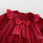 【66-90cm】ロンパース ベビー ビッグ 蝶結び - 画像 (11)