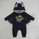 【60-100cm】オールインワン ベビー ハロウィン カートゥーン柄 フード付け - 画像 (6)