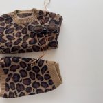 【90-150cm】セット 女の子  レオパード柄 ニット - 画像 (8)