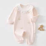 【66-90cm】ロンパース ベビー花付き スウィート - 画像 (2)