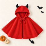【73-100cm】ハロウィン ベビー ポンチョ かわいい - 画像 (6)