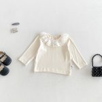 【73-100cm】トップスorパンツ ベージュ ドット - 画像 (5)