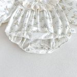 【66-90cm】ロンパース&帽子 ベビー フラワー 総柄 - 画像 (15)