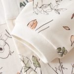 【66-90cm】ロンパース ベビー 森プリント フリル - 画像 (6)