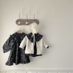 【66-90cm】ロンパース ベビー レトロ 小花柄 - 画像 (13)