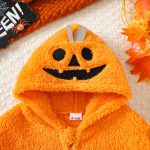 【66-90cm】ポンチョ ベビー ハロウィン もこもこ ゴースト - 画像 (7)