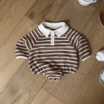 【66-90cm】ロンパース ベビー POLO ボーダー - 画像 (3)
