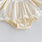 【66-90cm】ロンパース ベビー レース メッシュ - 画像 (13)