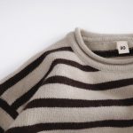【80-130cm】セーター キッズ ポケット付き ボーダー - 画像 (7)