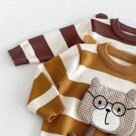 【73-100cm】セットアップ ベビー 可愛い クマ ボーダー - 画像 (12)