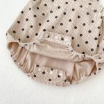【66-100cm】サロペット ベビー ドット柄 ロンパース コディネート - 画像 (19)