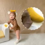【66-90cm】ロンパース&帽子 ベビー バナナ かわいい - 画像 (7)
