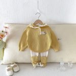 【73-110cm】フーディ＆レギンス ベビー 可愛い 帽子付き - 画像 (9)