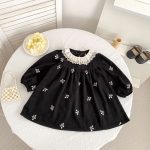 【66-130cm】ロンパースorワンピース 女の子 姉妹服 フリル襟 - 画像 (11)