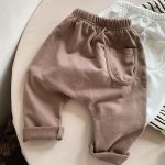 【73-100cm】パンツ ベビー カジュアル ボーダー - 画像 (5)
