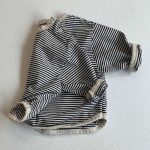 【73-100cm】Tシャツ ベビー 肩ボタン ボーダー柄 韓国風 - 画像 (4)