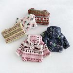 【80-130cm】アウター 女の子 もこもこ レトロ 帽子付き - 画像 (3)