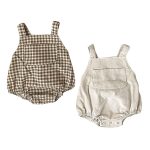 【66-90cm】サロペット ロンパース ベビー ナチュラル コーデュロイ - 画像 (10)