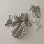 【66-90cm】ロンパース ベビー レトロ プリンセス - 画像 (4)