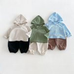 【73-110cm】パンツ 男の子 ワッフル カジュアル - 画像 (8)