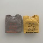 【66-90cm】ロンパース ベビーくま柄 長袖 スウェット - 画像 (12)