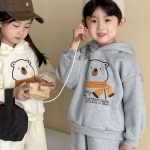 【80-150cm】セットアップ キッズ 厚手 クマ柄 - 画像 (10)