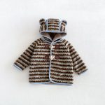 【73-120cm】アウター 男の子 レトロ 帽子付き - 画像 (4)