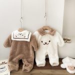 【66-90cm】ロンパース ベビー もこもこ クマ - 画像 (7)