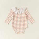 【66-90cm】ロンパース ベビー 北欧風 総柄 - 画像 (3)