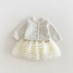 【80-130cm】セーターorワンピース 女の子 暖かい リボン - 画像 (12)